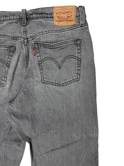Levi's 501 Grey Faded Denim Jeans 29W 30L