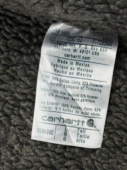 Carhartt 104394 DWD Sherpa Lined Canvas Gilet Vest Bodywarmer Large Tall
