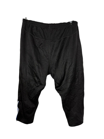 Adidas Vintage Black Polyester Track Trousers 44/46