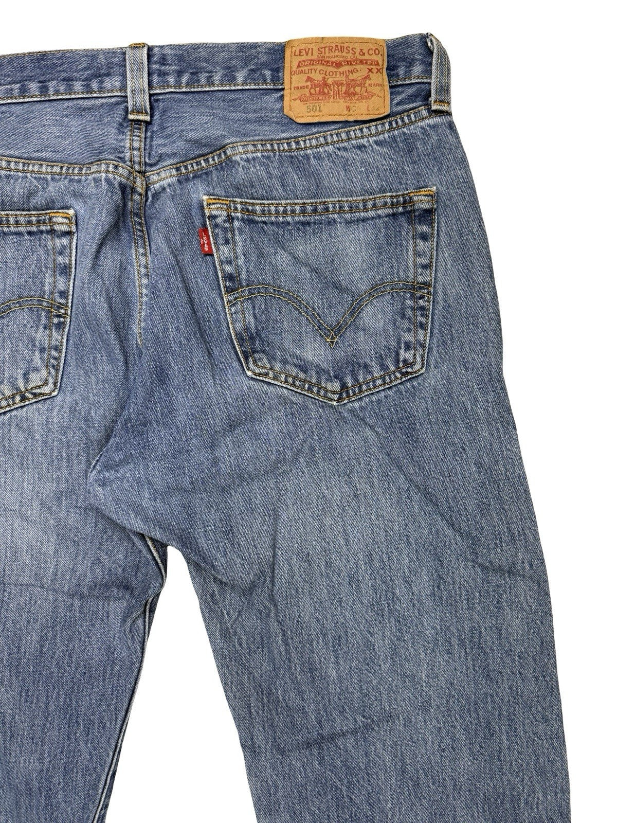 Levi's 501 Blue Y2K Denim Jeans 36W 32L