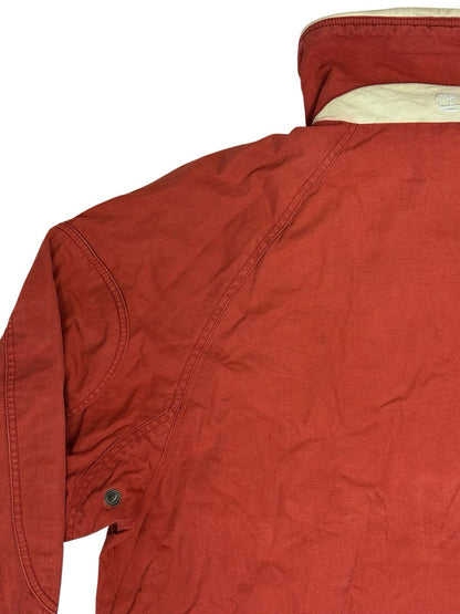 Timberland Retro Orange Weathergear Zip Heavyweight Jacket Medium