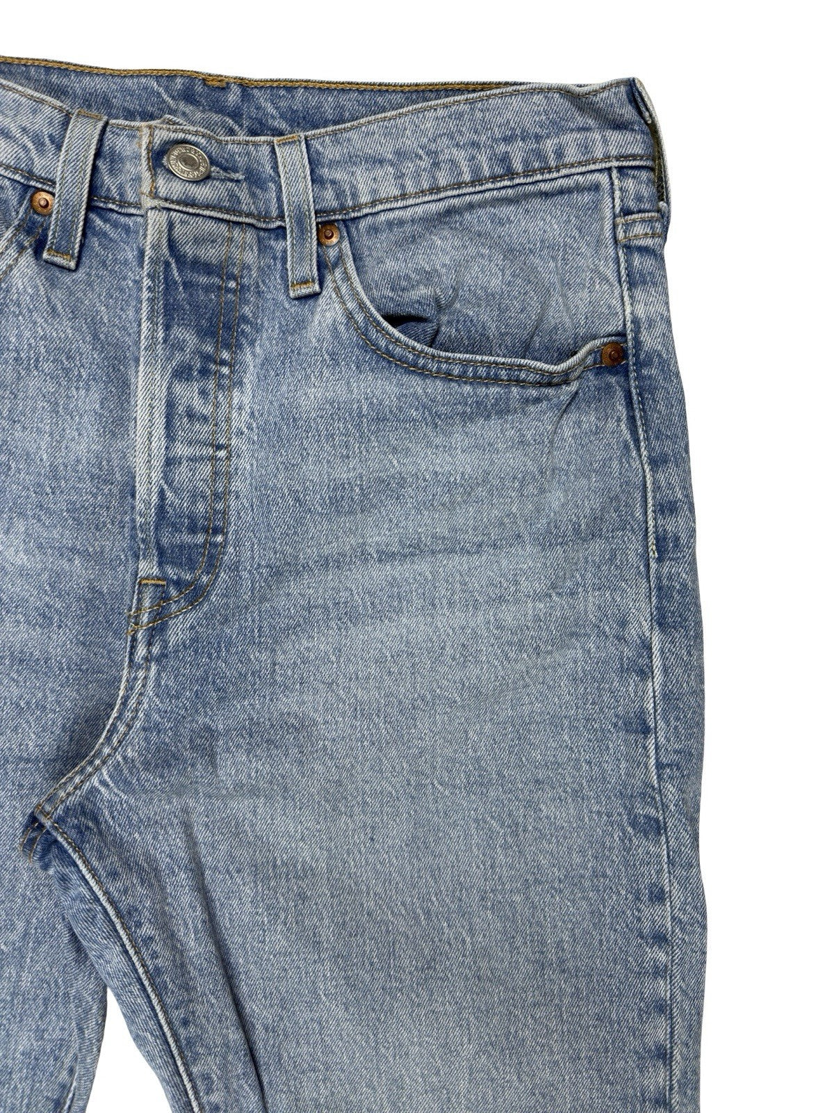 Levi's 501 Women's Skinny Taper Fit Blue Denim Jeans 28W 28L