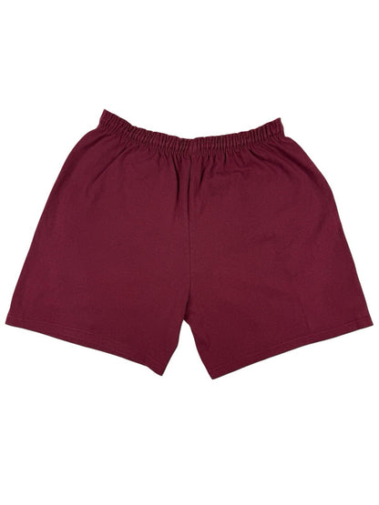 Champion Vintage Maroon Cotton Blend Sport Sweat Shorts XL (40-42)