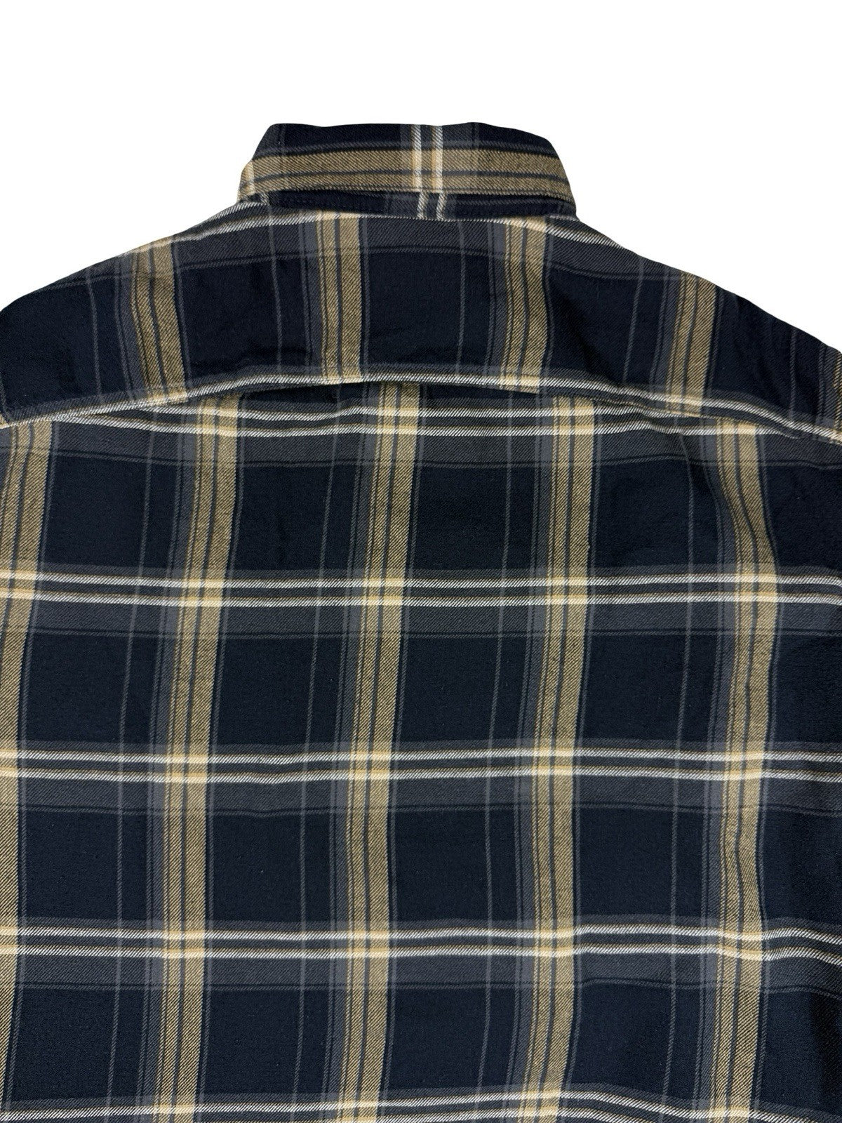 Wrangler Blue Plaid Fleece Lined Shirt Jacket Medium