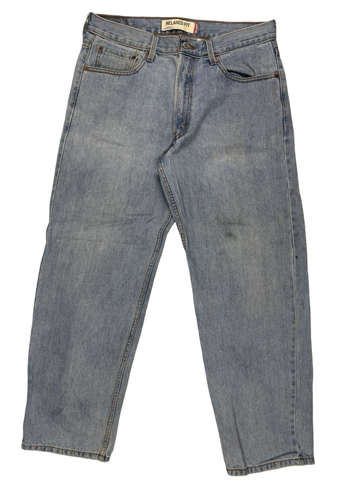 Levi's 550 Blue Relaxed Fit Denim Jeans 34W 30L