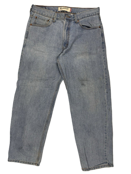 Levi's 550 Blue Relaxed Fit Denim Jeans 34W 30L