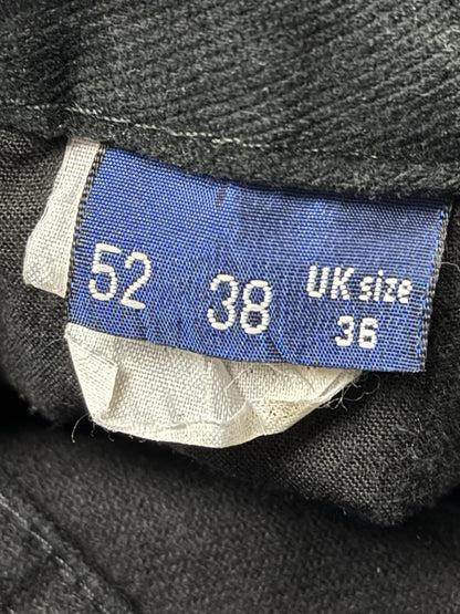 Trussardi Jeans Black Corduroy Jeans 37W 27L
