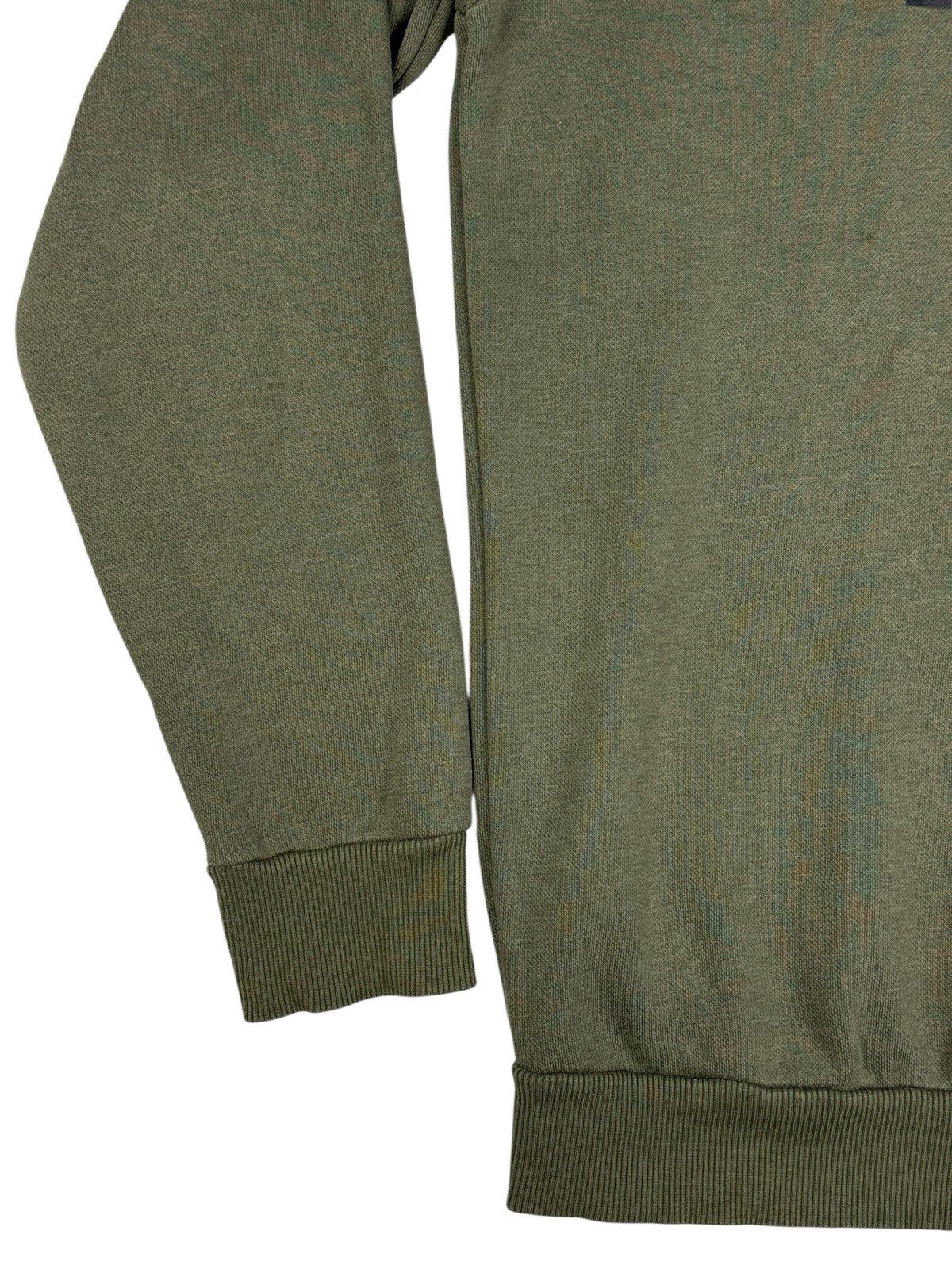 Puma Green Printed Crewneck Jumper Small