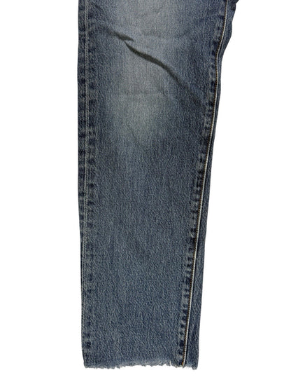 Levi's 501 Mid Wash Blue Straight Leg Denim Jeans 27W 28L