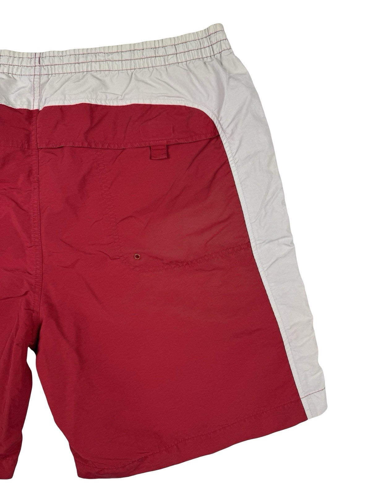 Nike Retro Y2K Red Nylon Swim Short Trunks 2XL 40/42