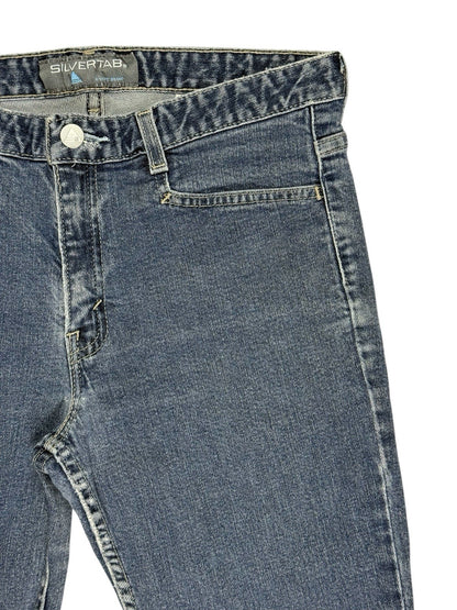 Levi's Vintage Silver Tab Blue Denim Flared Jeans 30W 31L