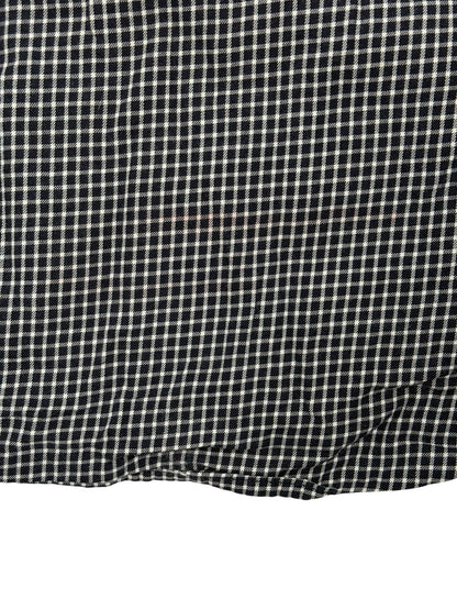 Tommy Hilfiger Black Check Collared Shirt 2XL