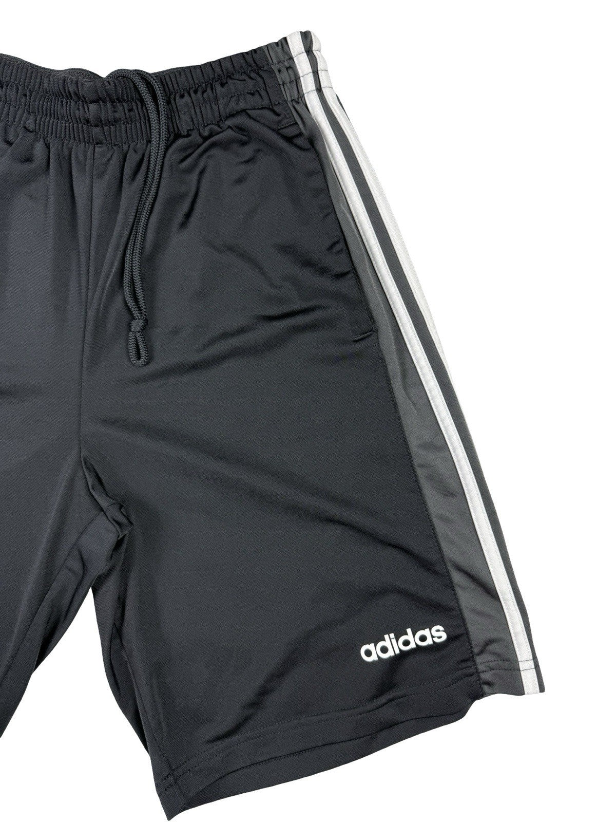 Adidas Grey Polyester Sport Active Shorts Medium