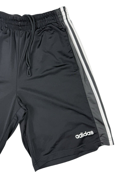 Adidas Grey Polyester Sport Active Shorts Medium