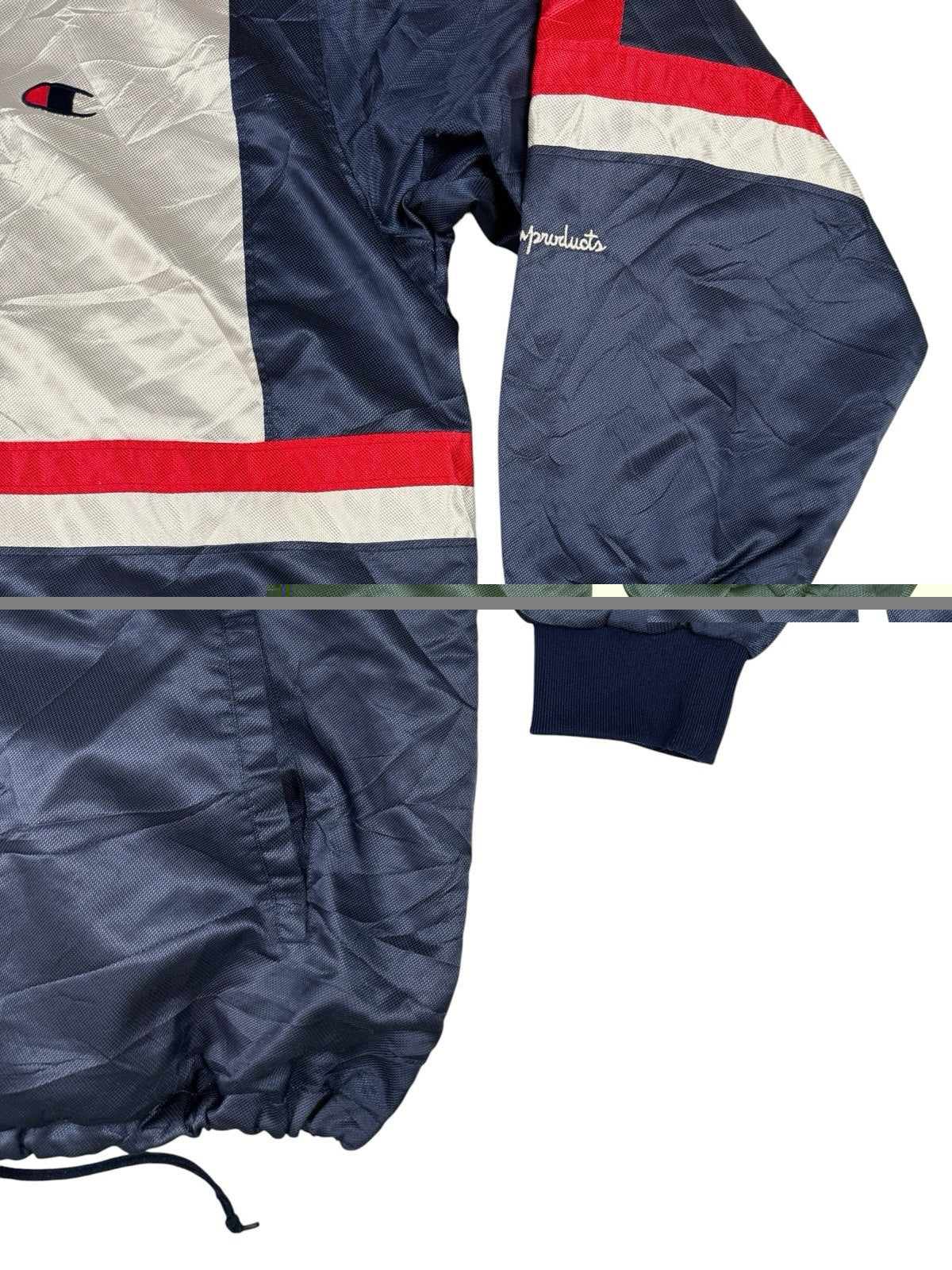 Champion Vintage Japanese Multi Colour Zip Track Jacket XL