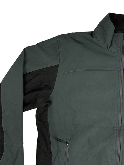 The North Face Grey Zip Softshell Jacket Large