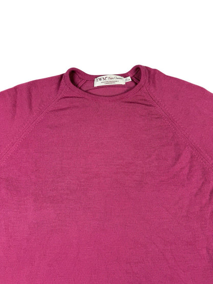 Edinburgh Woolen Mill Pink Wool Knit Jumper Women's XL 22-24