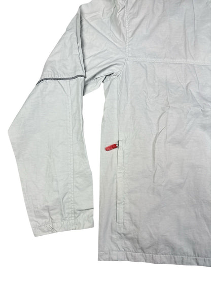 Fila Retro Grey Mesh Lined Y2K Zip Track Jacket XL