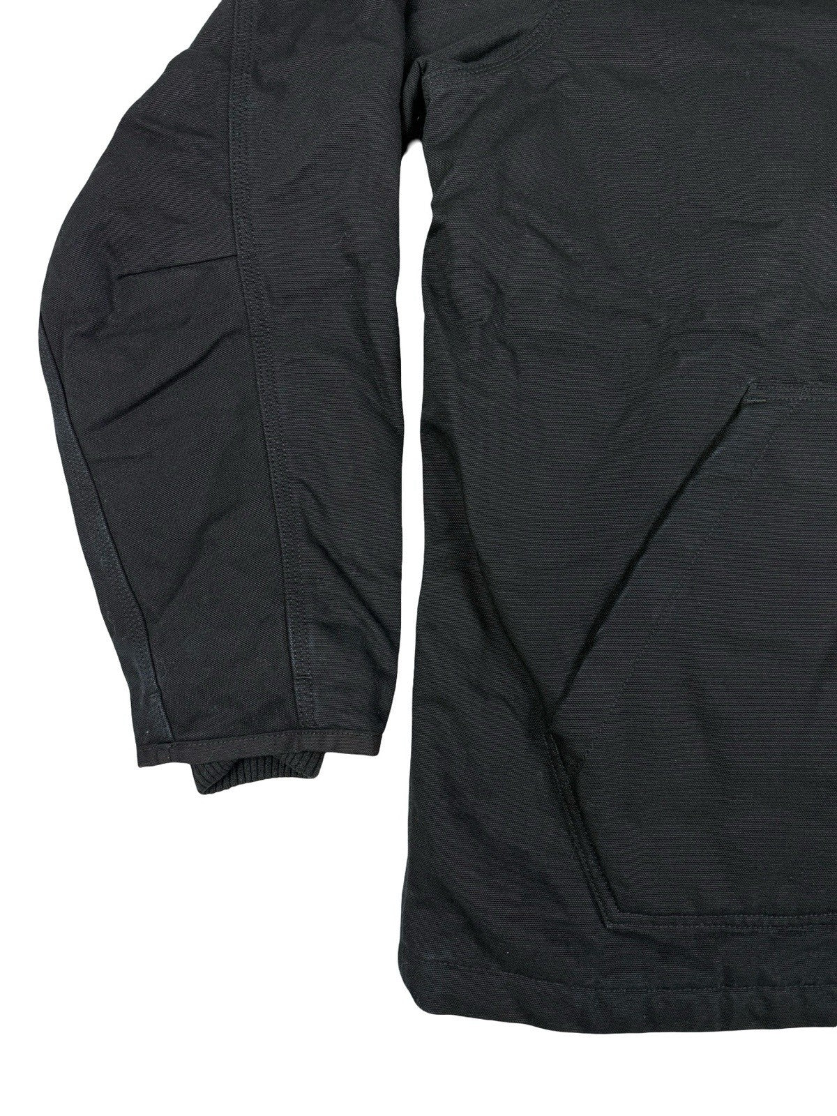 Carhartt Black Sherpa Lined Loose Fit Jacket Large