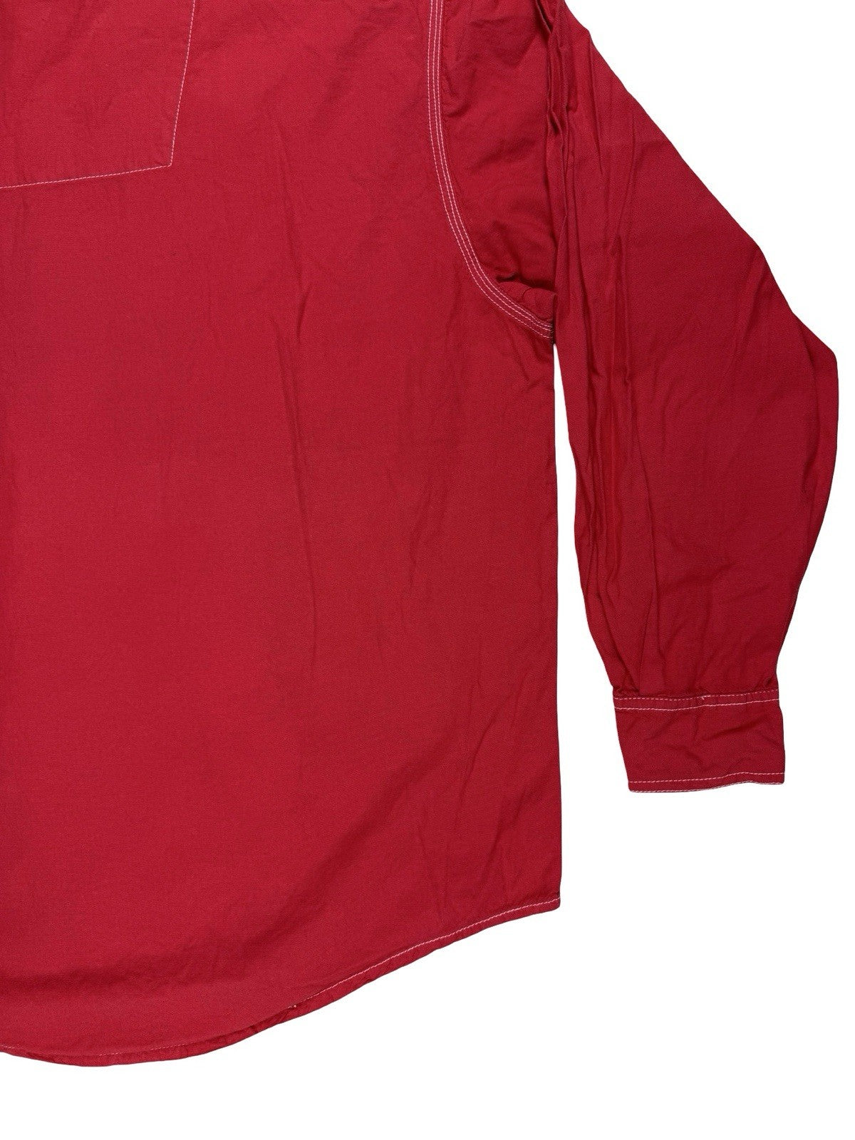 Wrangler Red Vintage 90's Snap Western Shirt Large
