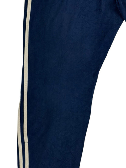 Adidas Vintage Blue Velour Tracksuit Bottoms XL 40W