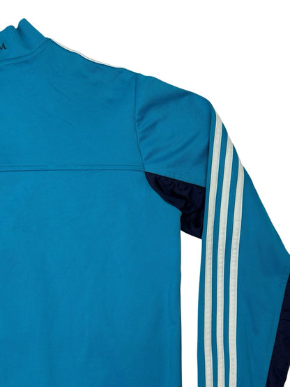 Adidas Real Madrid FC Blue Zip Track Jacket Youth XL (Age 15-16)