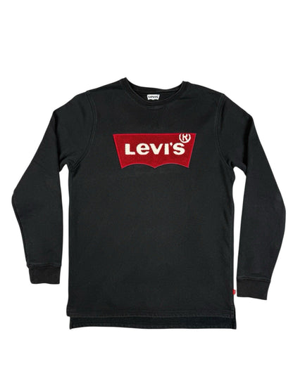 Levi's Black Batwing Patch Jumper Large