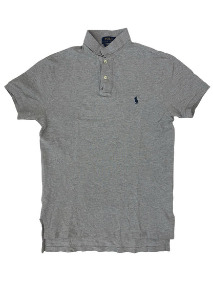 Polo Ralph Lauren Grey Custom Fit Polo Top Small