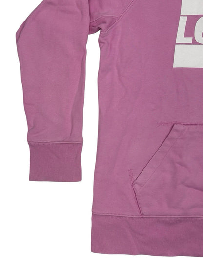Levi's Pink Printed Big Logo Spellout Hoodie Sweatshirt XS