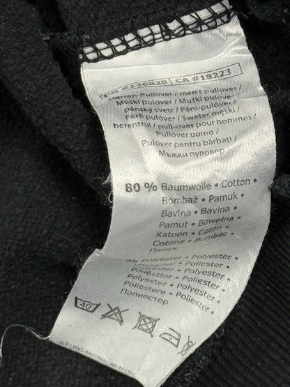 Kappa Black Big Logo Hoodie Medium