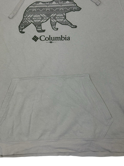 Columbia Beige Bear Hoodie XL