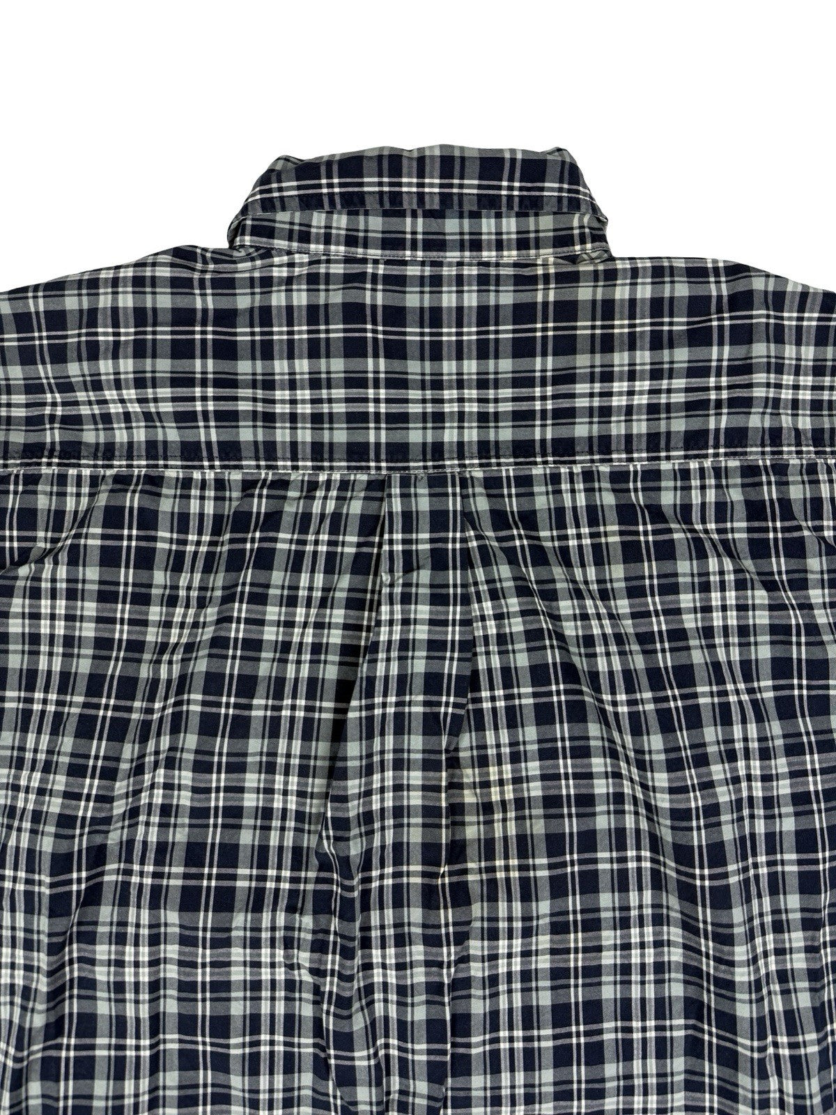 Carhartt Essential Blue Plaid Short Sleeve Button Cotton Shirt 2XL