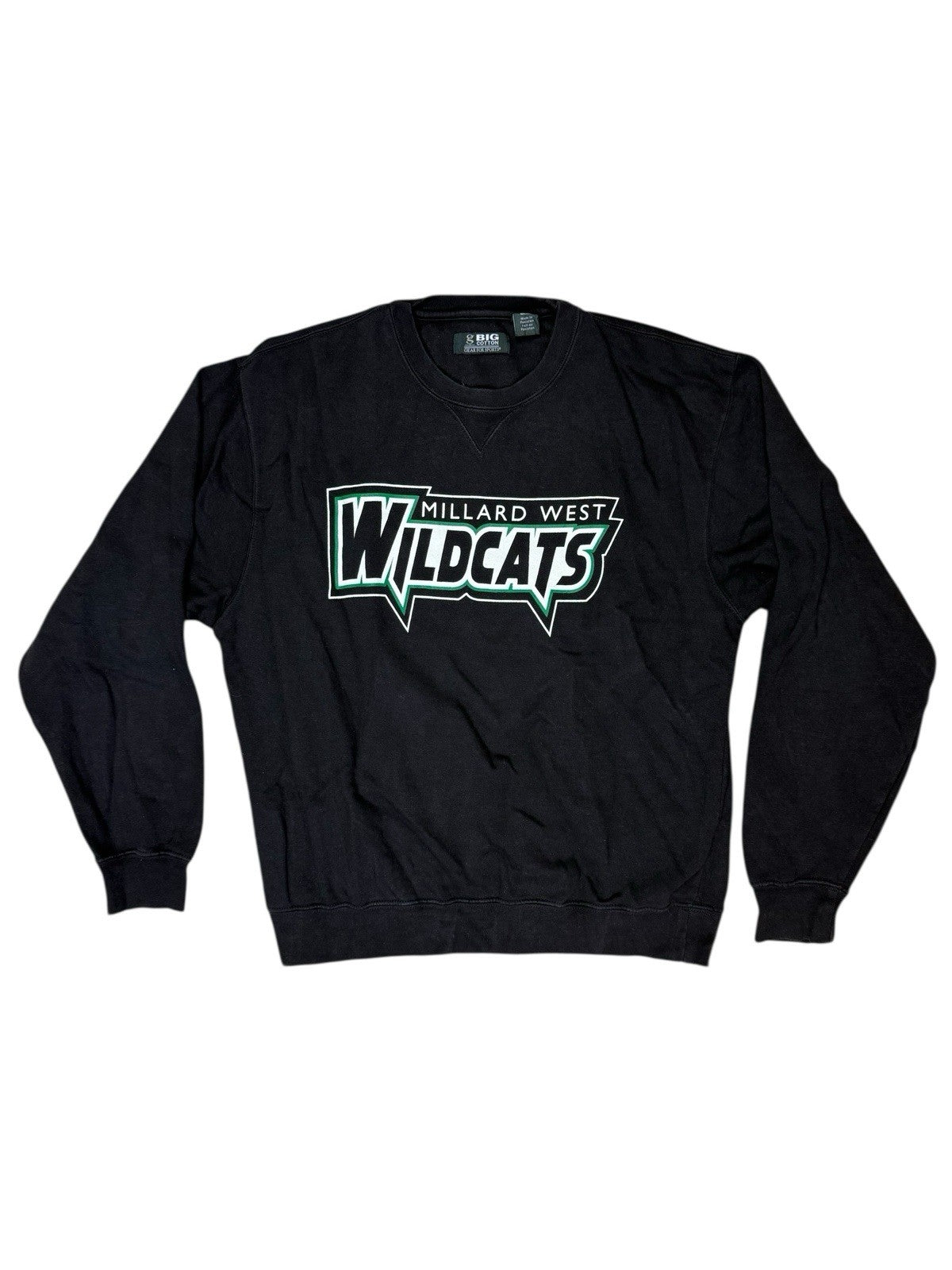 Big Cotton Black Millard West Wildcats USA High School Sports Jumper Medium