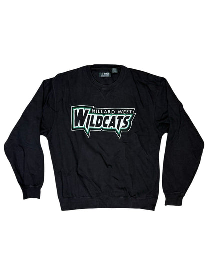 Big Cotton Black Millard West Wildcats USA High School Sports Jumper Medium