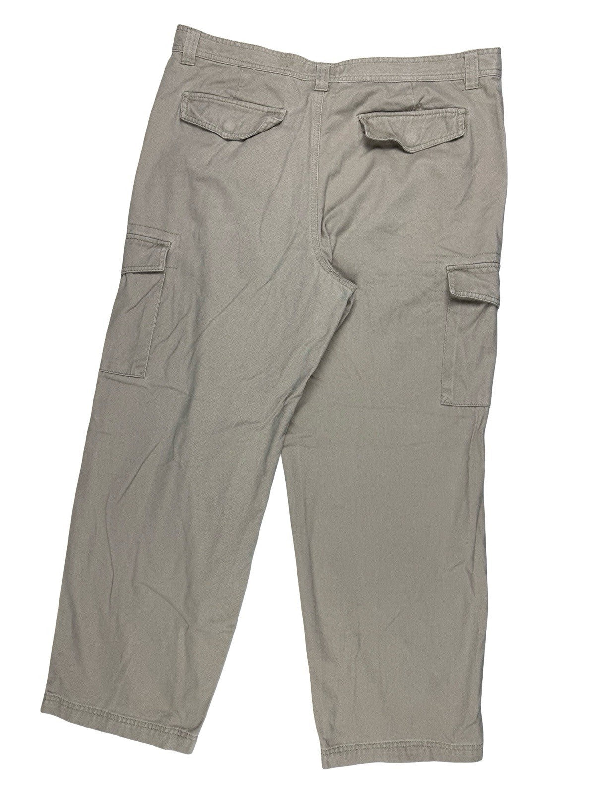 Faded Glory Beige Tapered Fit Cargo Trousers 38W 30L