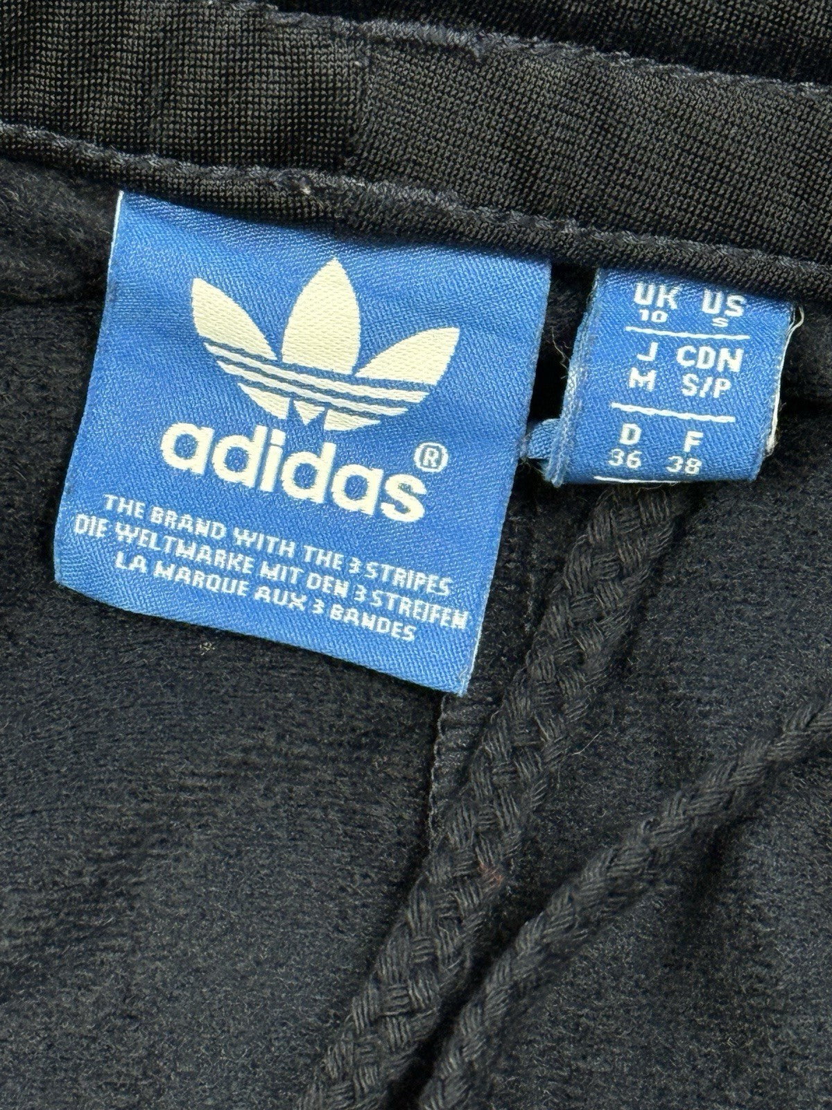 Adidas Blue Firebird 3 Stripe Trefoil Track Bottom Pant Trousers Women's Size 10