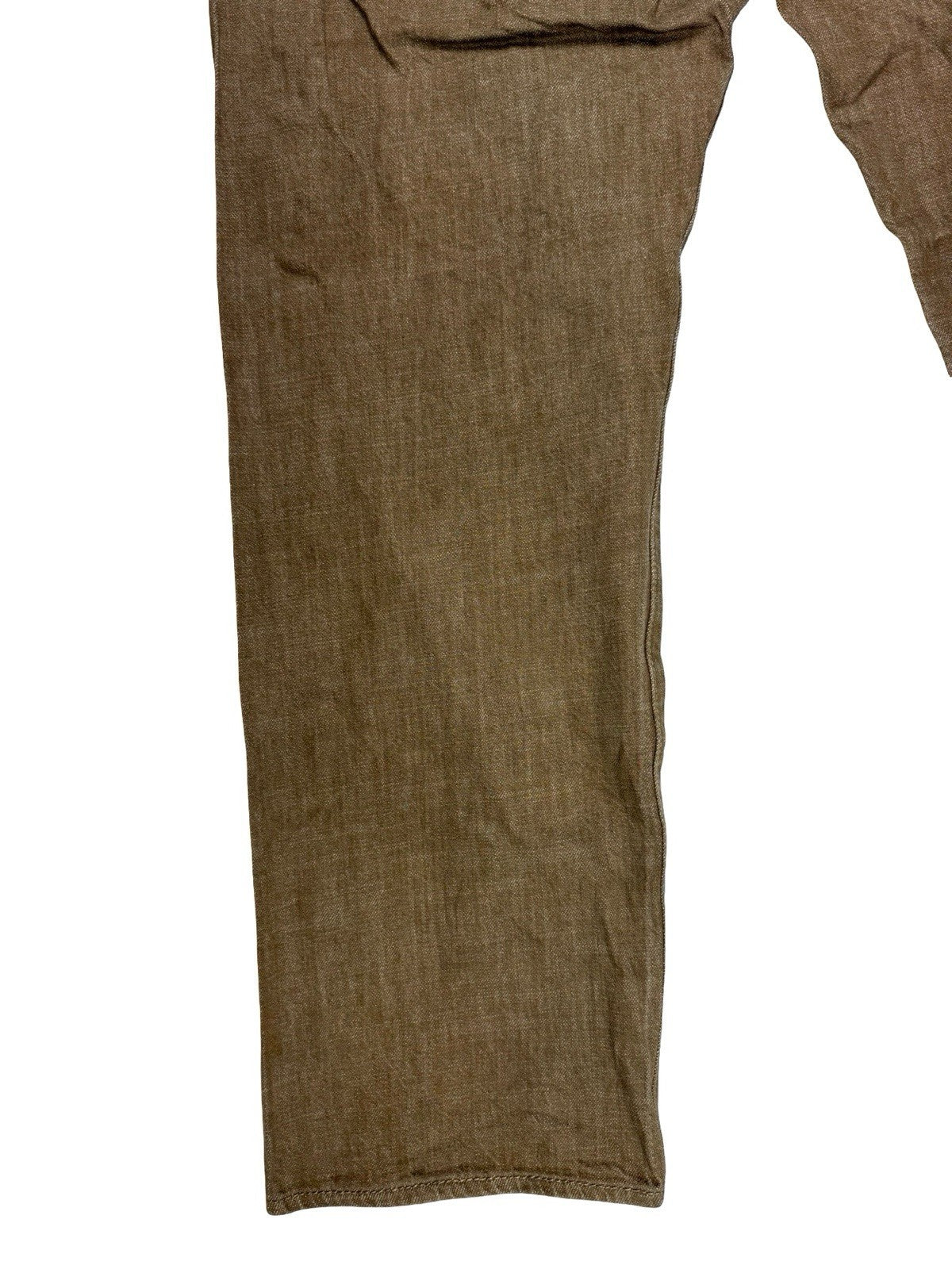 Levi's 501 Brown White Oak Cone Denim Jeans 38W 32L