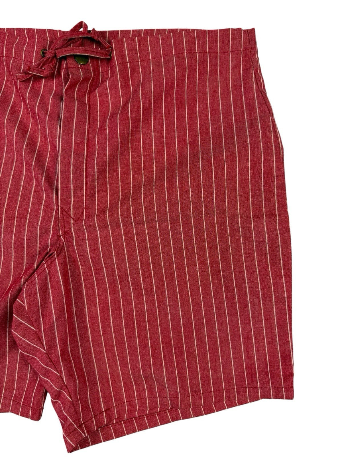 Vintage 60's McGregor Scotset Permanent Press Red Striped Chino Shorts Medium