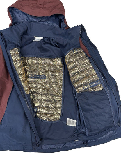 Columbia Blue 3-in-1 Omni Tech Infinity Interchange Snow Winter Jacket Large