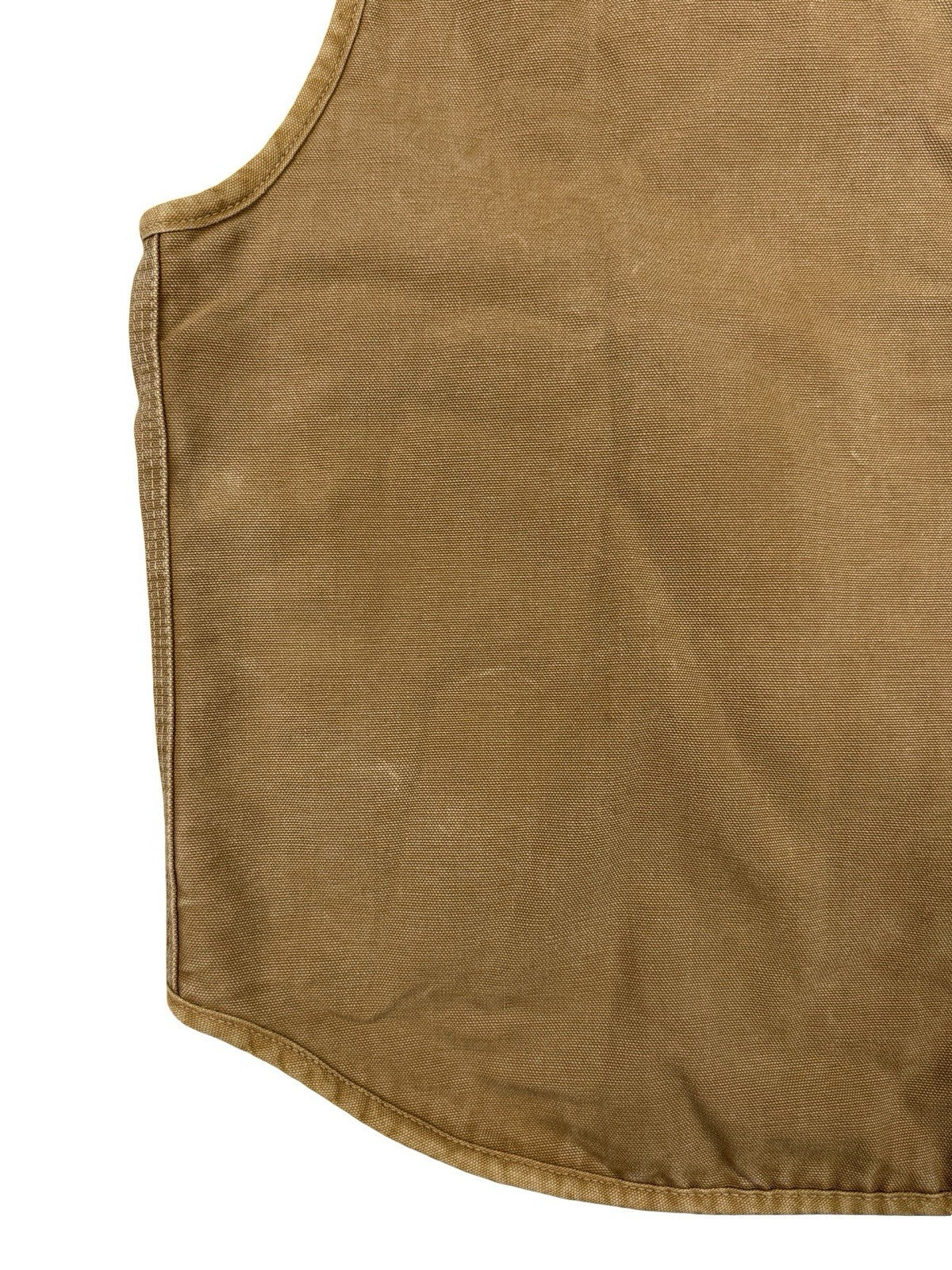 Carhartt Sherpa Lined 90s Beige Work Vest Gilet Body Warmer Large