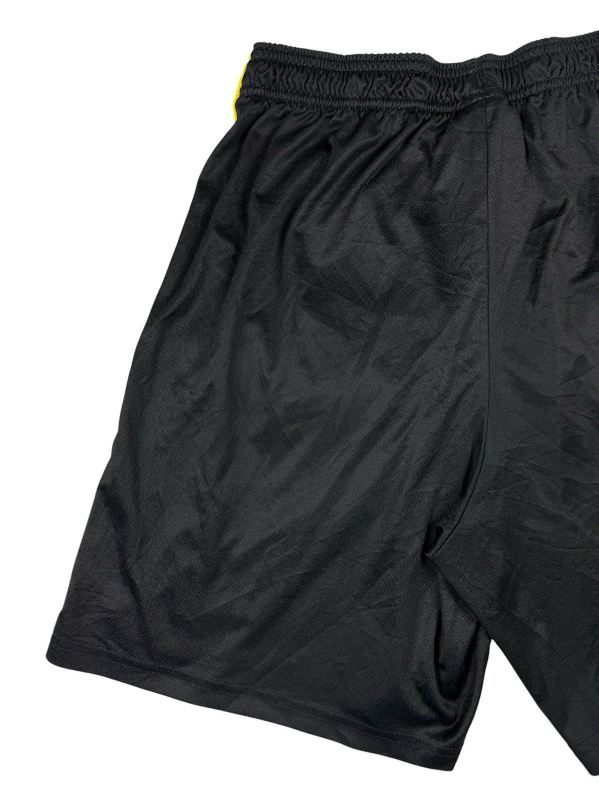 Adidas Black/Yellow Polyester Sport Shorts Blitz Academy FC Medium