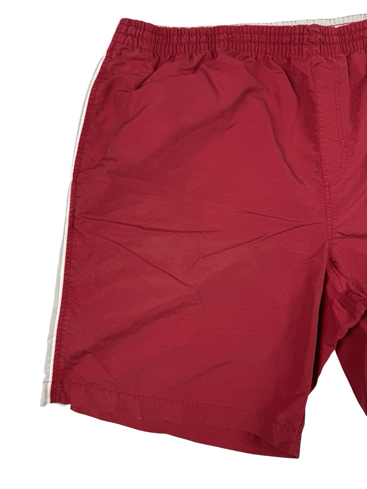 Nike Retro Y2K Red Nylon Swim Short Trunks 2XL 40/42