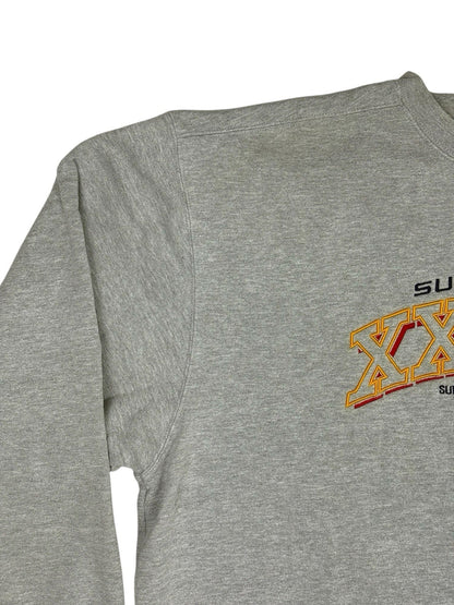 Reebok Retro Super Bowl 38 Grey Jumper XL