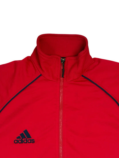 Adidas Retro Red Zip Track Jacket Youth XL