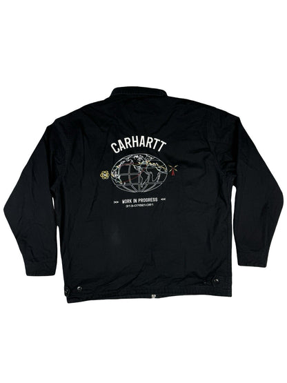 Carhartt WIP Black Cartograph Jacket 2XL