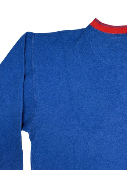 St Louis Blues Vintage NHL Pro Edge Henley Jumper Large