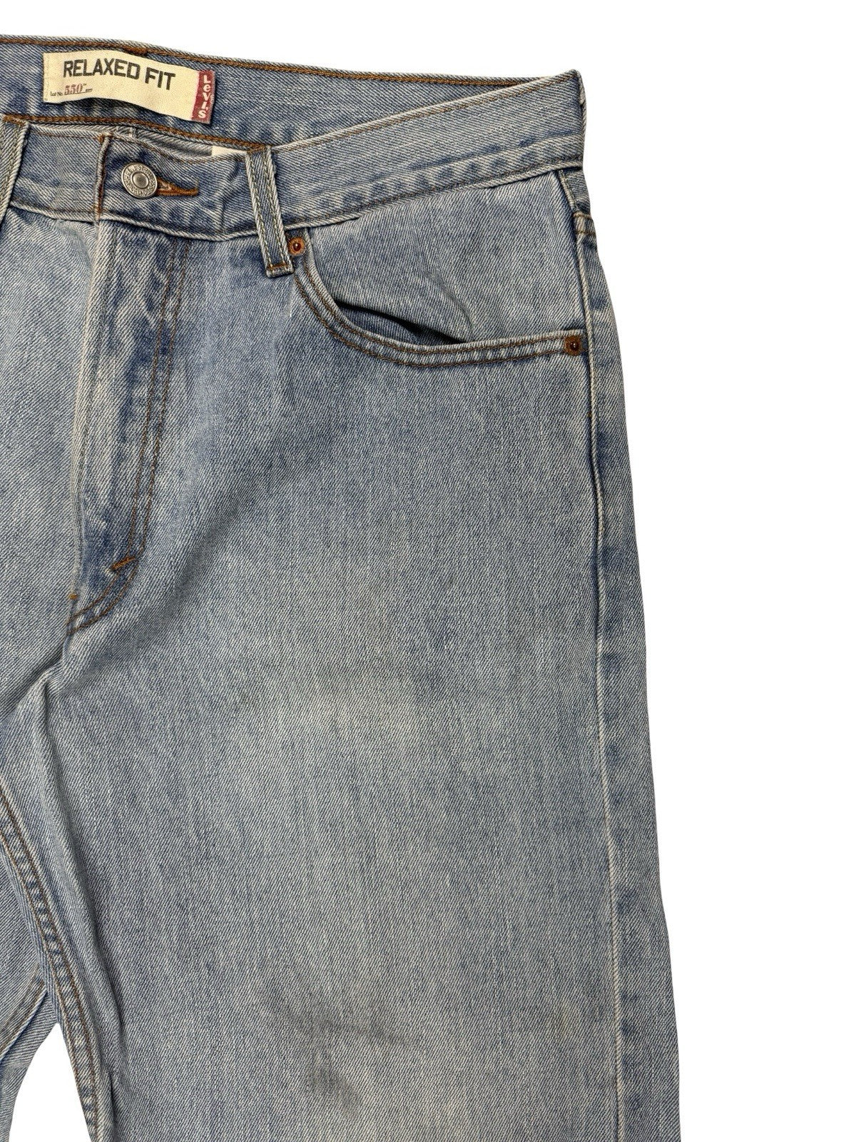 Levi's 550 Blue Relaxed Fit Denim Jeans 34W 30L