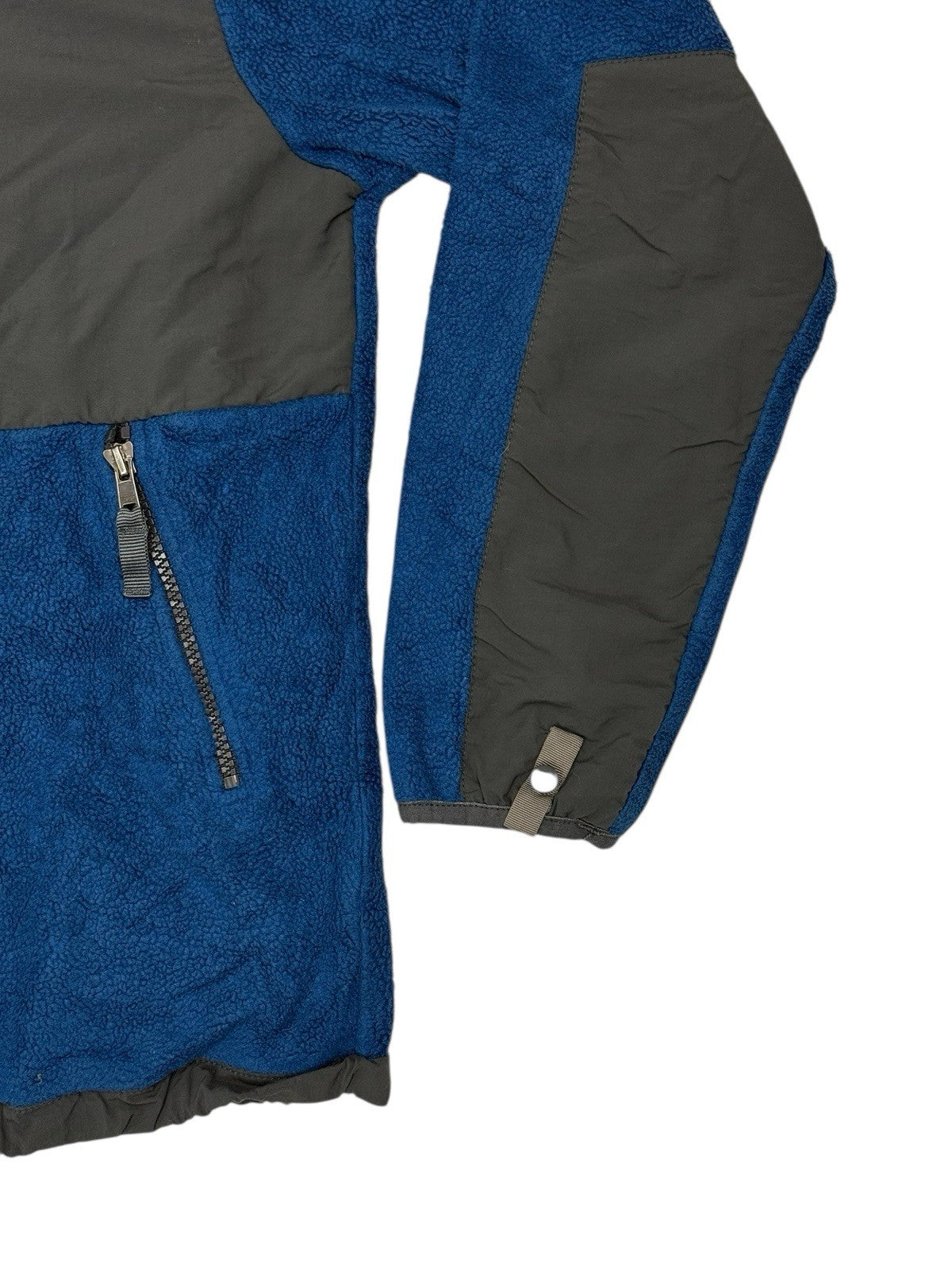 The North Face Blue Grey Fleece Zip Jacket Boys Large