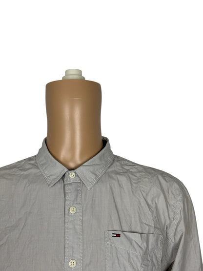 Tommy Hilfiger Grey Cotton Shirt XL