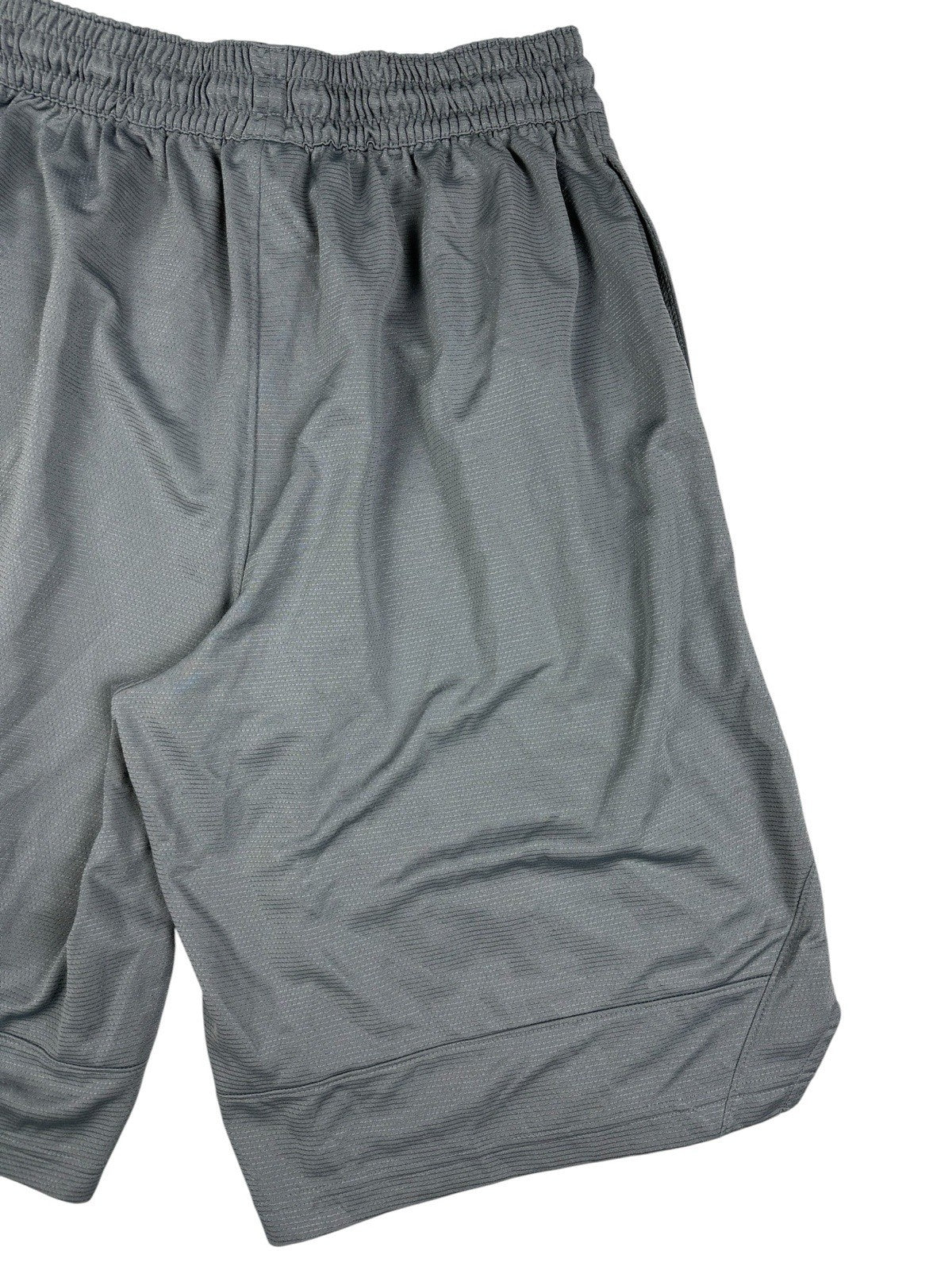 Nike Grey Dri Fit Polyester Active Sport Basketball Shorts Large